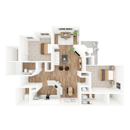 2 beds, 2 baths, 1,312 sqft, $1,508