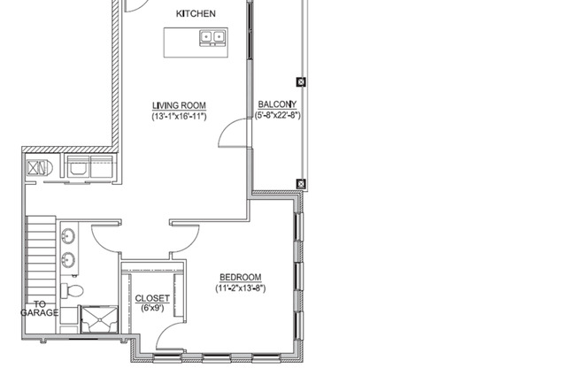 1 bed, 1 bath, 862 sqft, $1,789