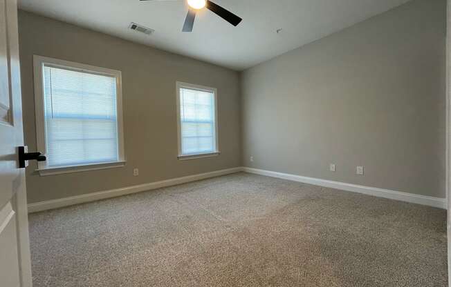 Carpeted Bedroom Area  at Highland Hills Apatrtments, Grovetown, Georgia