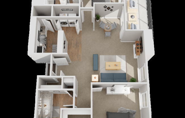 2 beds, 2 baths, 1,000 sqft, $1,750