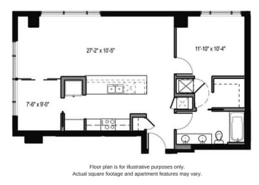 1 bed, 1 bath, 920 sqft, $3,095