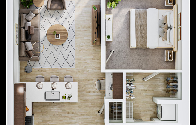 1 bed, 1 bath, 749 sqft, $1,895, Unit 204