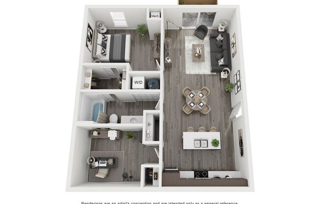 1 bed, 1 bath, 865 sqft, $1,215, Unit 300-212