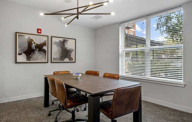 Community Conference Room at Avant at the Arboretum Apartments in Lisle, IL 60532