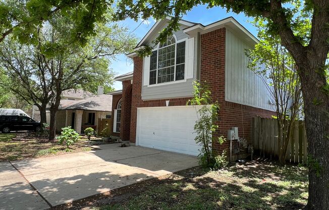 Two-story 3 bedroom (+1 bonus loft) and 2.5 bathroom home is for rent in a desirable neighborhood of Wells Branch of Austin Texas.