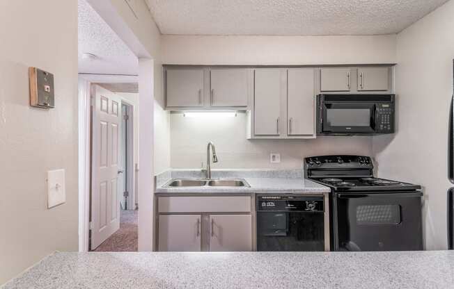 Kitchen at Carrington Apartments in Hendersonville TN March 2021 5