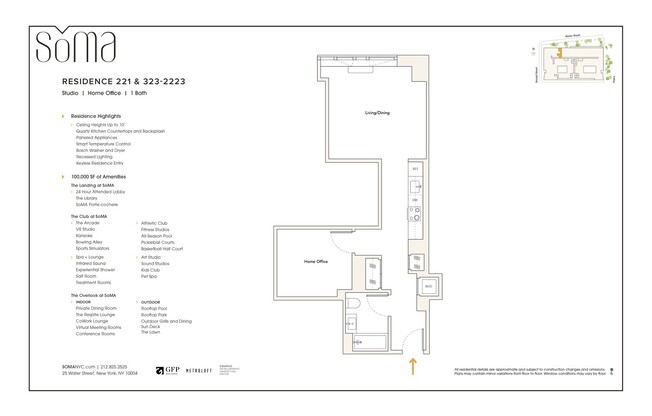 Studio, 1 bath, $5,050, Unit 423