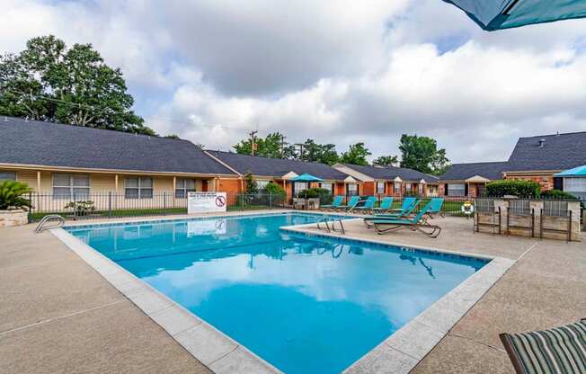 Sparkling Swimming Pool at Willow Oaks, Texas, 77802