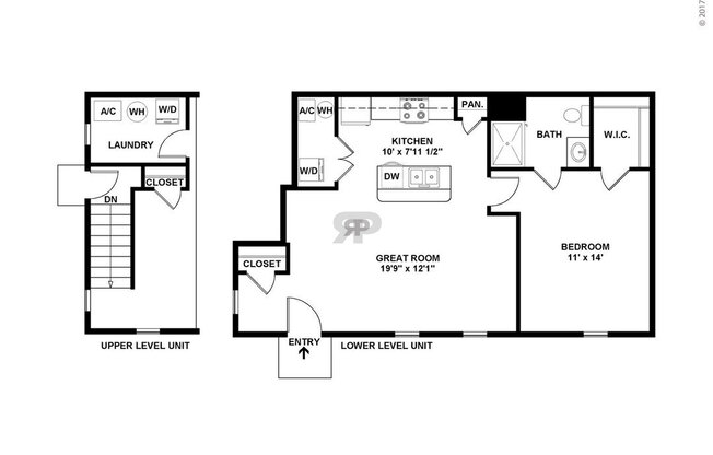 1 bed, 1 bath, 689 sqft, $1,210