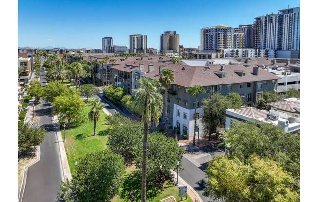 exterior view of Roosevelt Square apartments