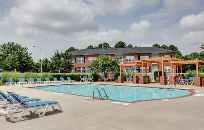 Sparkling Swimming Pool at Wynslow Park Apartments in Raleigh, NC