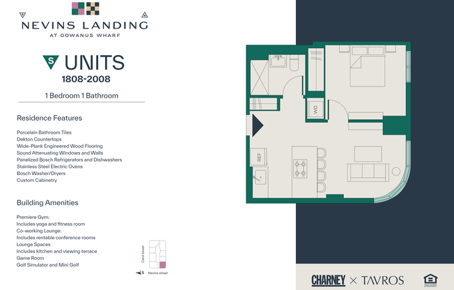 1 bed, 1 bath, $4,850, Unit 1808