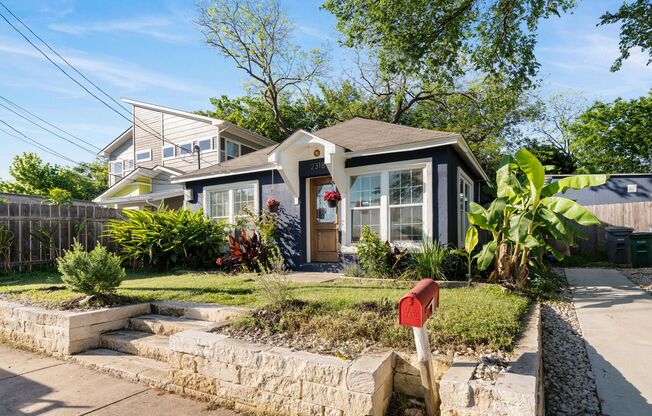 Available July: Updated, charming East Austin bungalow. Furnished or unfurnished
