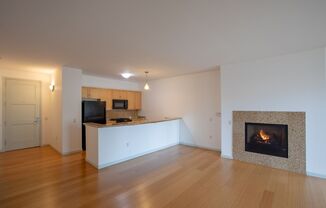 Sweet + secure 1/1 condo with parking, extra storage room + AC available now!