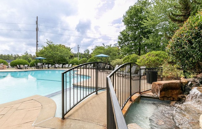 Pool way at Elme Marietta Apartments, Marietta, GA, 30067