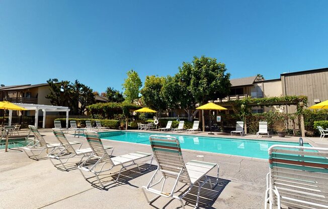 Newport Village Apartments | Costa Mesa, CA | Pool Area