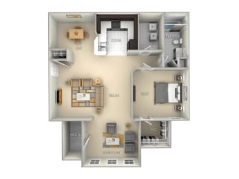 1 bed, 1 bath, 924 sqft, $1,154