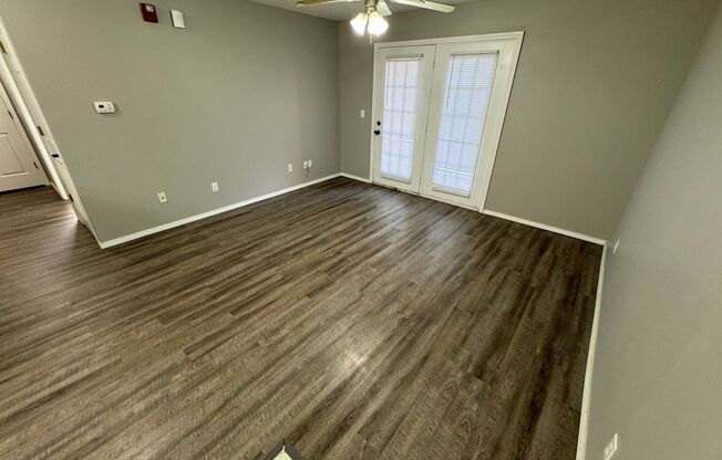 Updated 1 bedroom 2 bathroom apartment on First Floor  available now