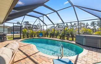 * Annual * $2,495 * Fully Furnished Heated Pool Home - 3 bed / 2 Bath * Single Family * Port Charlotte