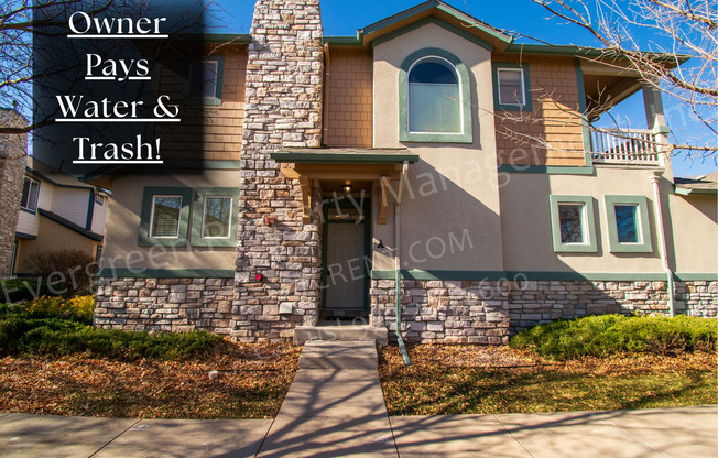 Townhome, centrally located in Fort Collins.