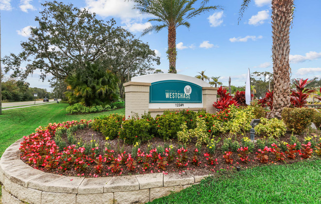 The Preserve at Westchase Apartments Signage and landscaping