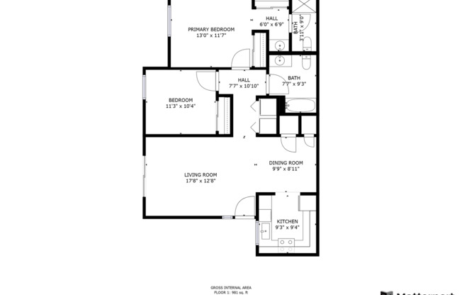 2 beds, 2 baths, 1,026 sqft, $1,823, Unit 155