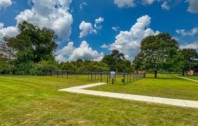 Dog Park at Westwood Village Apartments in Westland