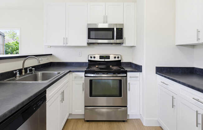 Kitchen with Stainless Steel Appliances