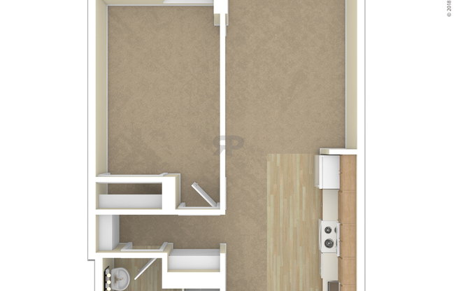 1 bed, 1 bath, 579 sqft, $1,780