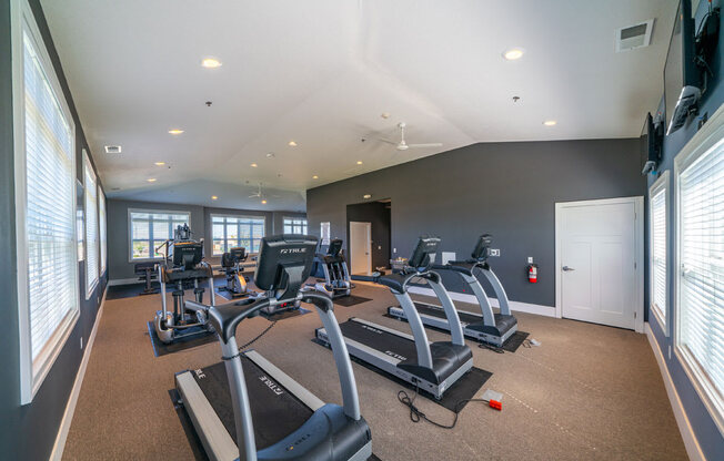 Cardio Machines In Gym at The Reserve at Destination Pointe, Grimes, 50111