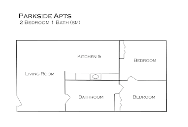 2 beds, 1 bath, 650 sqft, $1,199