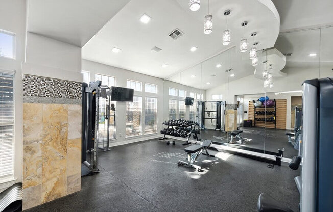 Large fitness center