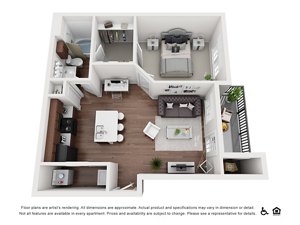 1 bed, 1 bath, 685 sqft, $1,266