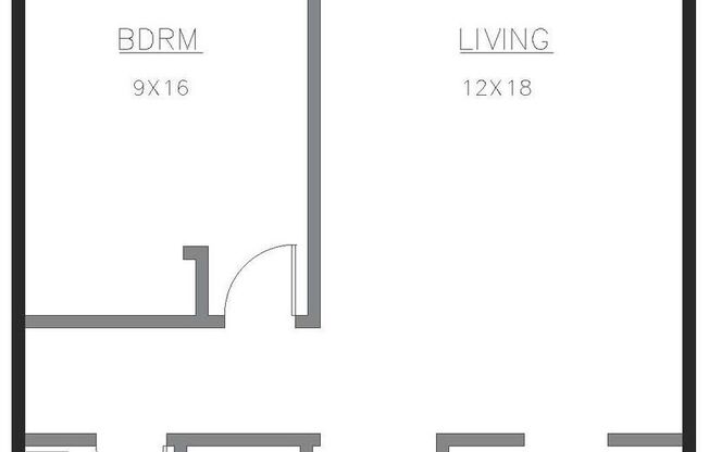 1 bed, 1 bath, 580 sqft, $1,699, Unit 404