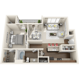 1 bed, 1 bath, 820 sqft, $1,425