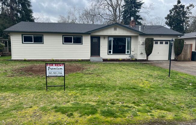 Fully Remodeled Three Bedroom Home in South Salem