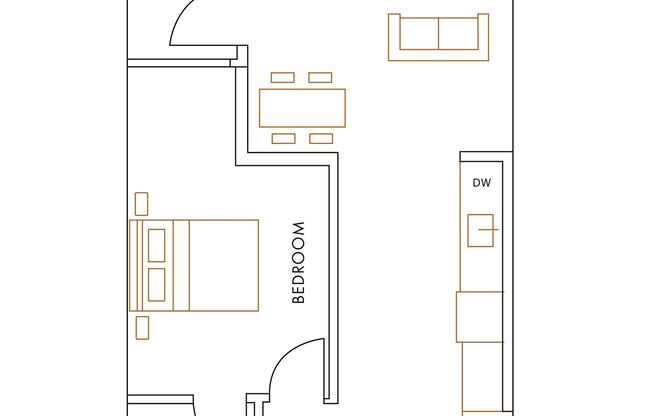 1 bed, 1 bath, 766 sqft, $2,275, Unit 203