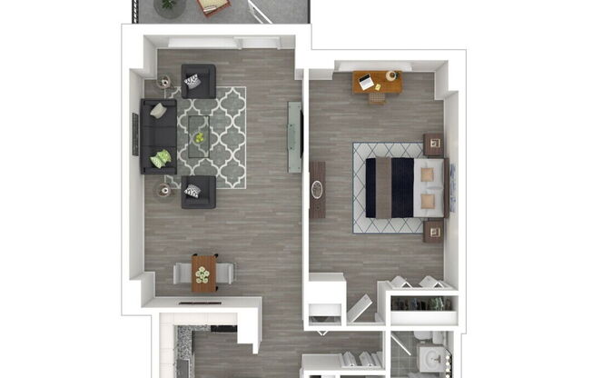 1 bed, 1 bath, 771 sqft, $2,931