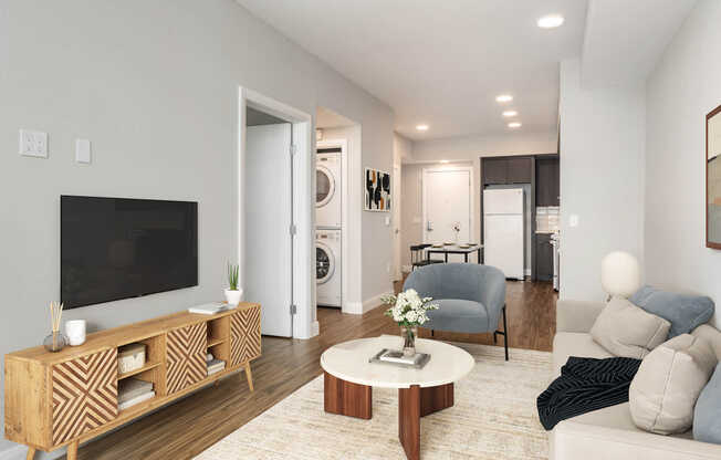 Living Room with Hard Surface Flooring