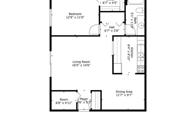1 bed, 1 bath, 900 sqft, $1,095, Unit 1557-02