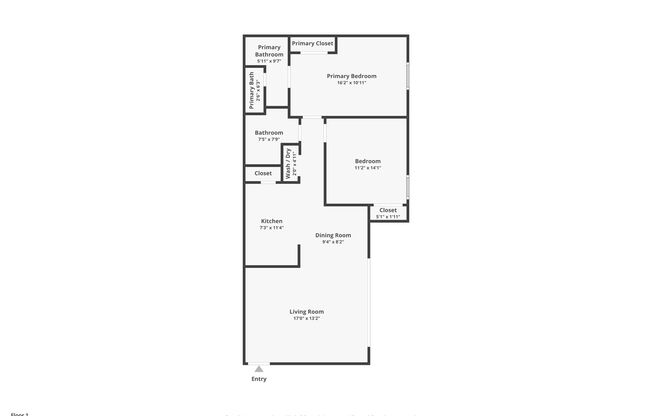 2 beds, 2 baths, 876 sqft, $1,449, Unit 220-03