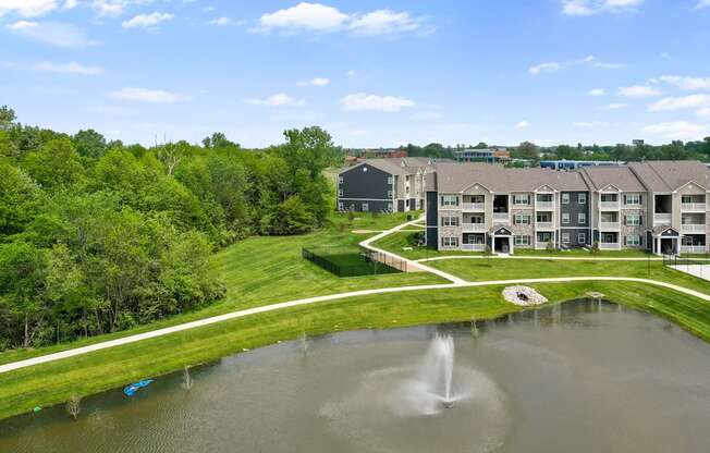 Scenic Lake with Jogging Trail