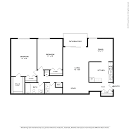 2 beds, 1 bath, 1,166 sqft, $2,348