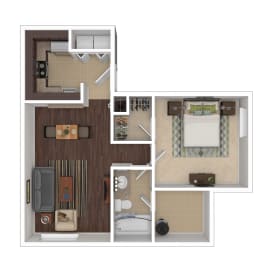 1 bed, 1 bath, 600 sqft, $1,475