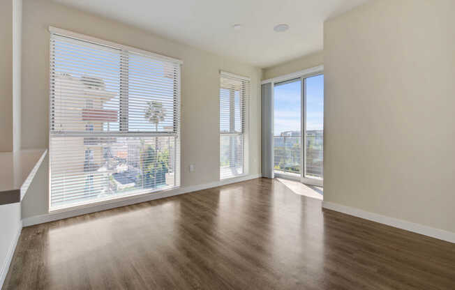 Living Room with Hard Surface Flooring