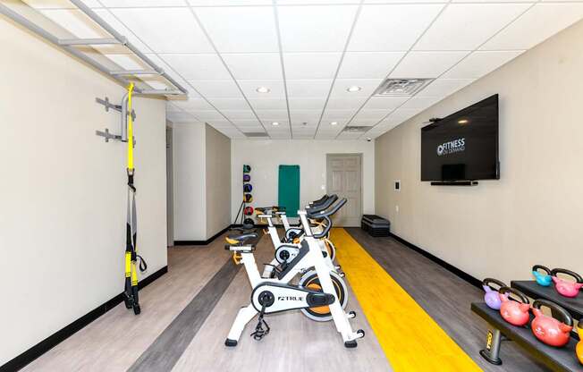 Peloton Bikes at Park at Forest Hill, Tennessee