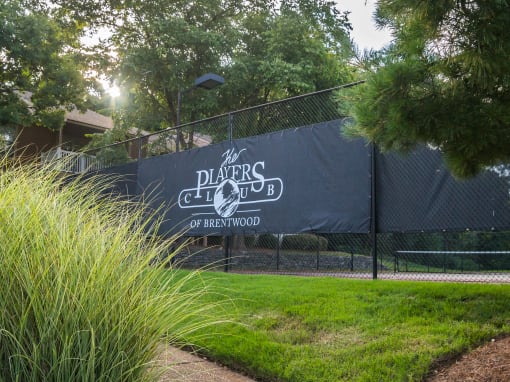 Tennis Court at The Players Club Apartments in Nashville, TN