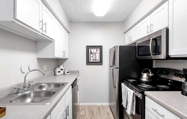 Kitchen With Stainless Steel Appliances