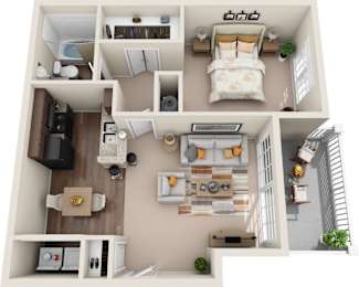1 bed, 1 bath, 730 sqft, $1,160