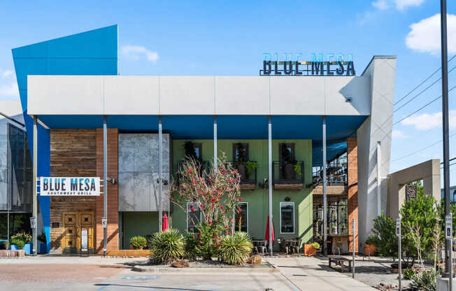 Grab dinner with friends at Blue Mesa.